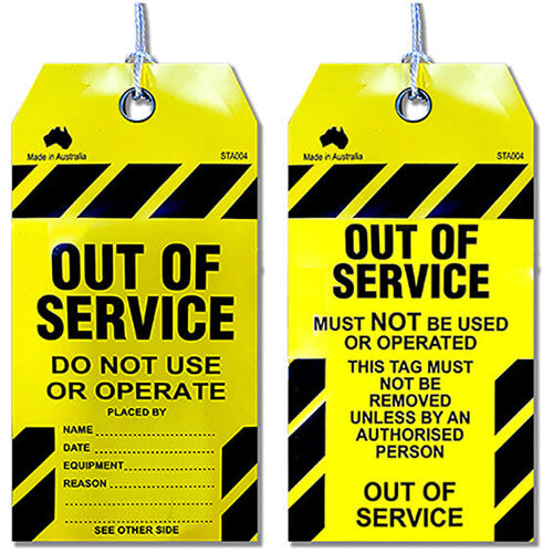 Maxisafe Safety Tag Out Of Service - SDT50