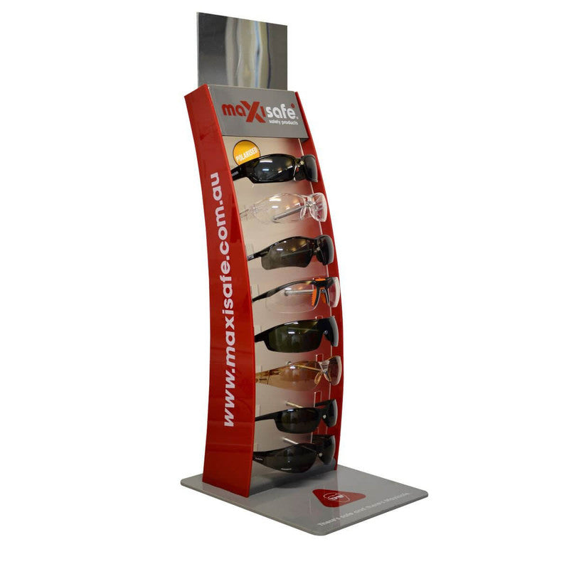 Maxisafe 8 Spec Display Stand with Mirror - SPEC8