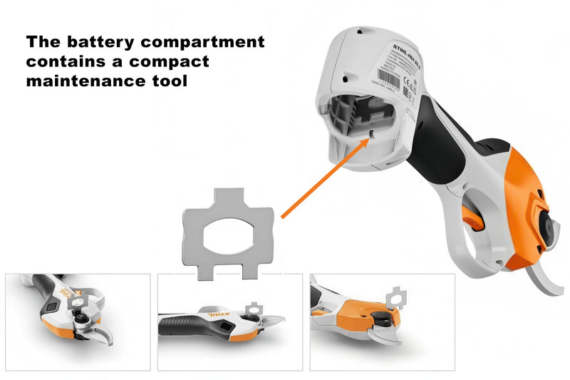 STIHL ASA 20 Kit Supplied With AS 2 Battery, AL 1 Charger & Scabbard Battery Secateurs VA05 011 6213