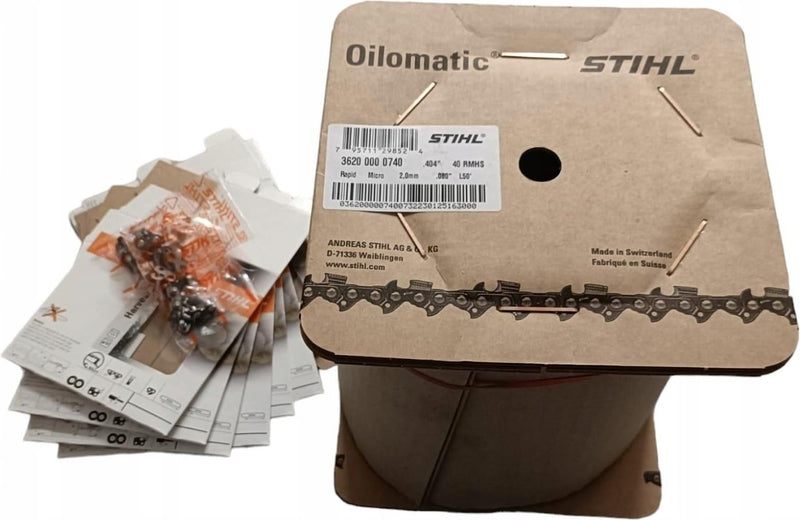 STIHL Rapid Micro Harvester Chainsaw Chain | .404" RMHS, 2.0mm 36200000740