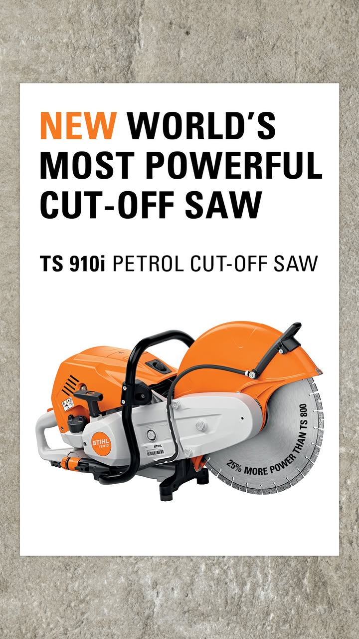 STIHL TS910.0i-Z Cut-off machine Fuel Injected, 400mm/418mm 16"  TB010112824