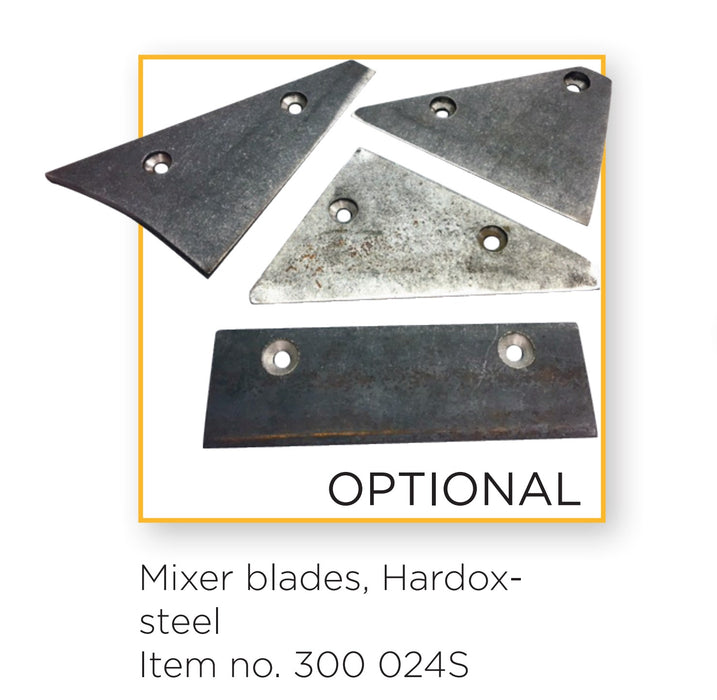 SoRoTo Blade, Hardox steel part, complete replacement set 300.024S