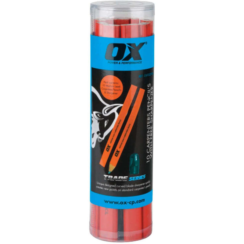 OX Trade Carpenters Pencils - 10 pack