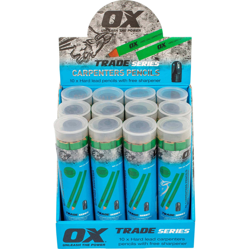OX Trade Carpenters Pencils - 10 pack