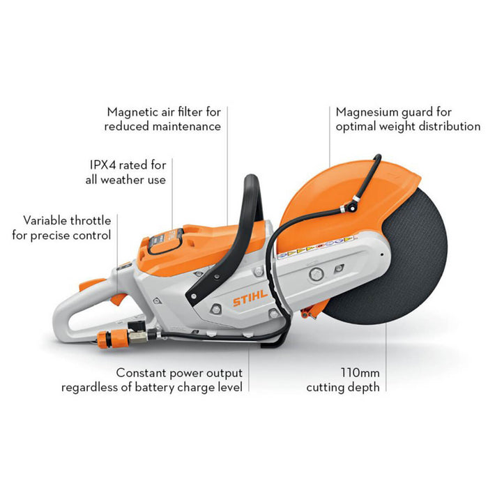 STIHL TA02 011 6606 TSA 300 Battery Cut-Off Machine AP System - Skin Only
