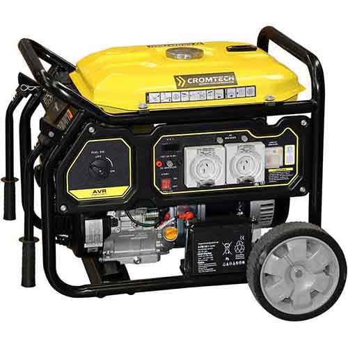Cromtech Generator 6.5kw Petrol AVR E-start TG6500VE