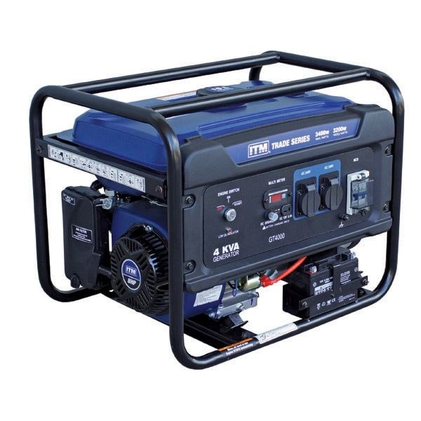 ITM 4kva Petrol Generator, 3400 Watt Peak Electric Start
