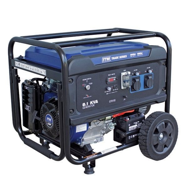 ITM 8.1kva Petrol Generator, 6500 Watt Peak Electric Start