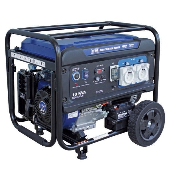 ITM 10kva Petrol Generator Construction, 8000 Watt Peak Electric Start with Remote