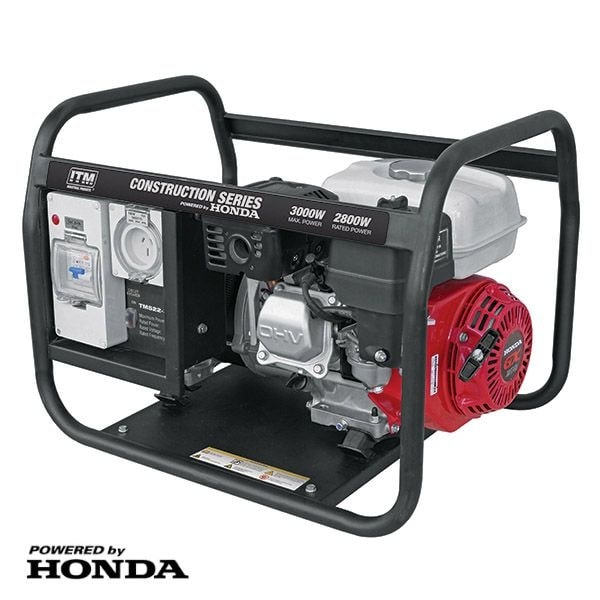 ITM 3.75kva Petrol Generator 3000 Watt Peak with Honda Gx200 Engine