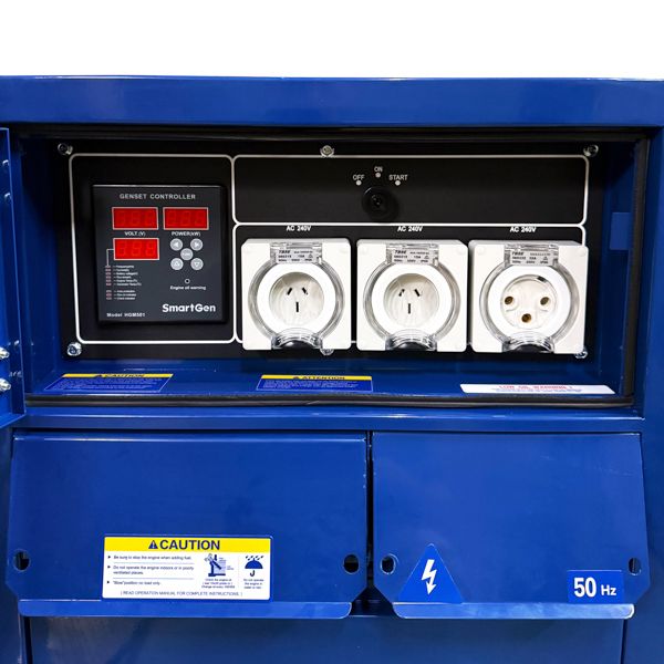 ITM Diesel Generator Silent Cabinet 12000w Peak Electric Start - TM524-12000S