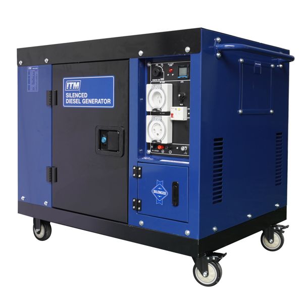 ITM Diesel Generator Silent Cabinet 8300w Peak Electric Start - TM524-8300S