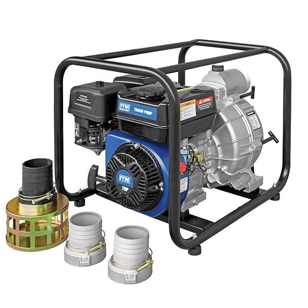 ITM Water Trash Pump Petrol 7hp 80mm 60,000 L/H