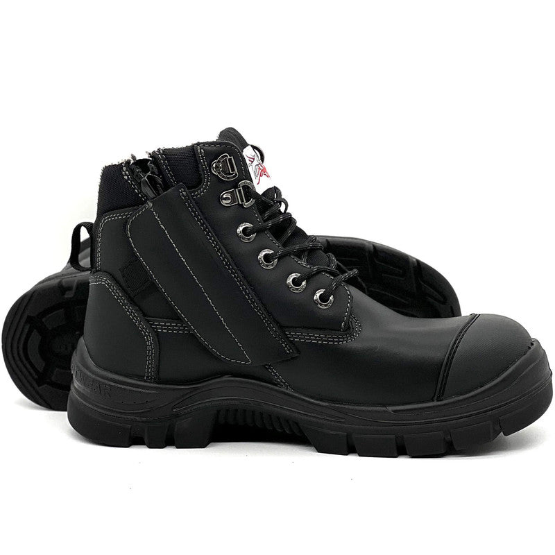 Maxisafe Cougar 6 Black Waterproof Upper Side Zip Boot - TORONTO
