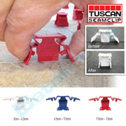 Tuscan Seam Clip White x150 TSCW0150 - Betontools Australia
