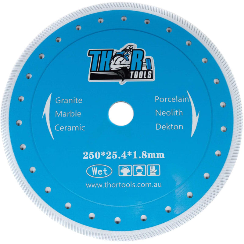 Thor Tools Dekton Turbo Blade Chip Free Fast Cutting 105mm-350mm