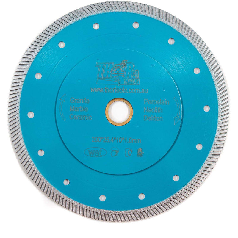 Thor Tools Dekton Turbo Blade Chip Free Fast Cutting 105mm-350mm
