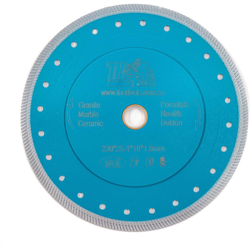 Thor Tools Dekton Turbo Blade Chip Free Fast Cutting 105mm-350mm
