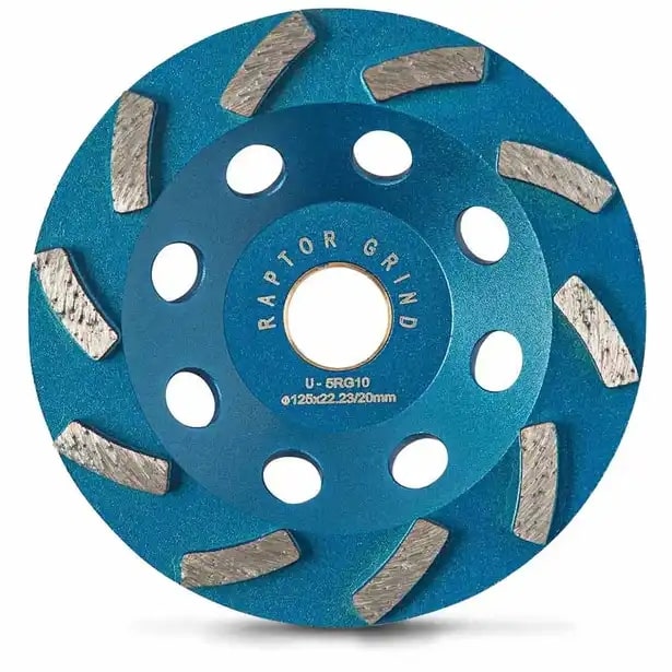 Unitec Diamond 125mm Raptor Grind Diamond Cup