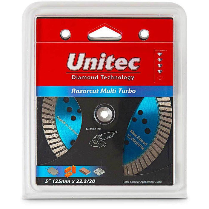 Unitec Diamond Razorcut Multi Turbo Diamond Blade