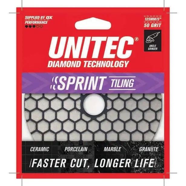 Unitec Diamond Sprint 5" Diamond Polishing Pad