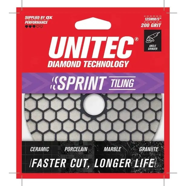 Unitec Diamond Sprint 5" Diamond Polishing Pad