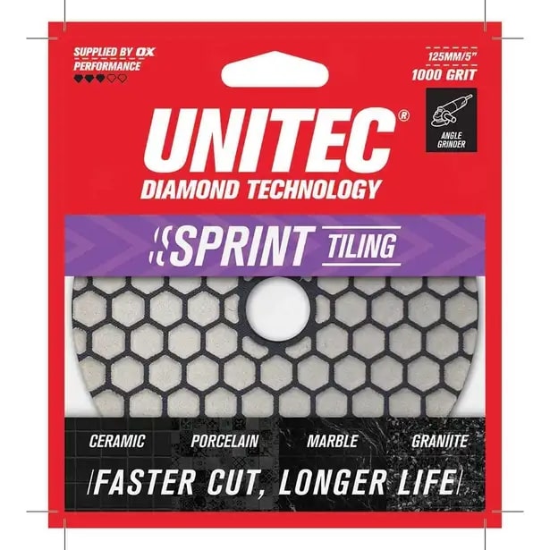 Unitec Diamond Sprint 5" Diamond Polishing Pad