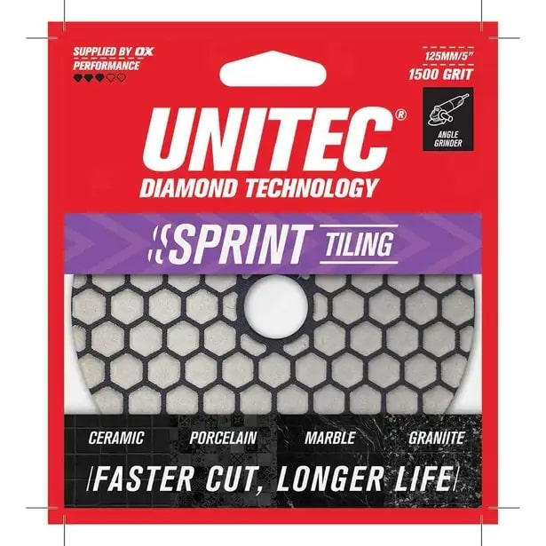 Unitec Diamond Sprint 5" Diamond Polishing Pad