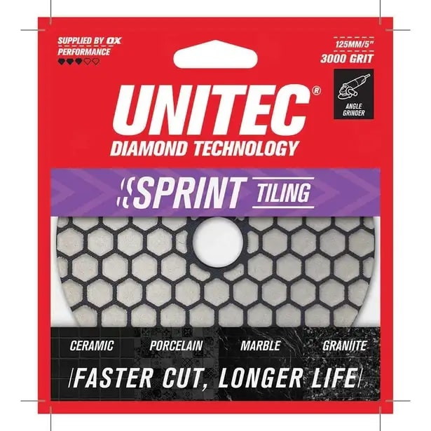 Unitec Diamond Sprint 5" Diamond Polishing Pad