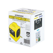 Ultracharge 10a 4way RCD Safety Power Block - UR100/4R - Betontools Australia