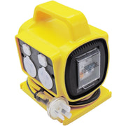Ultracharge 10a 4way RCD Safety Power Block - UR100/4R - Betontools Australia