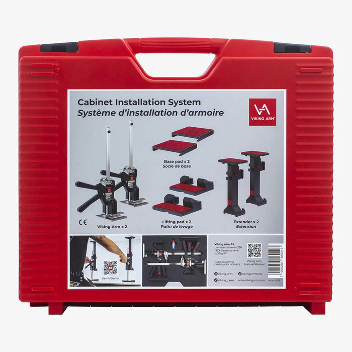 Viking Arm with 2 X Cabinet Installation System / Tool Case + 2 X Cabinet Installation Kit - VIKVA0220