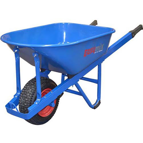 Easymix Blue Barrow with Hd Steel Tray W900S-HSBWAS - Betontools Australia
