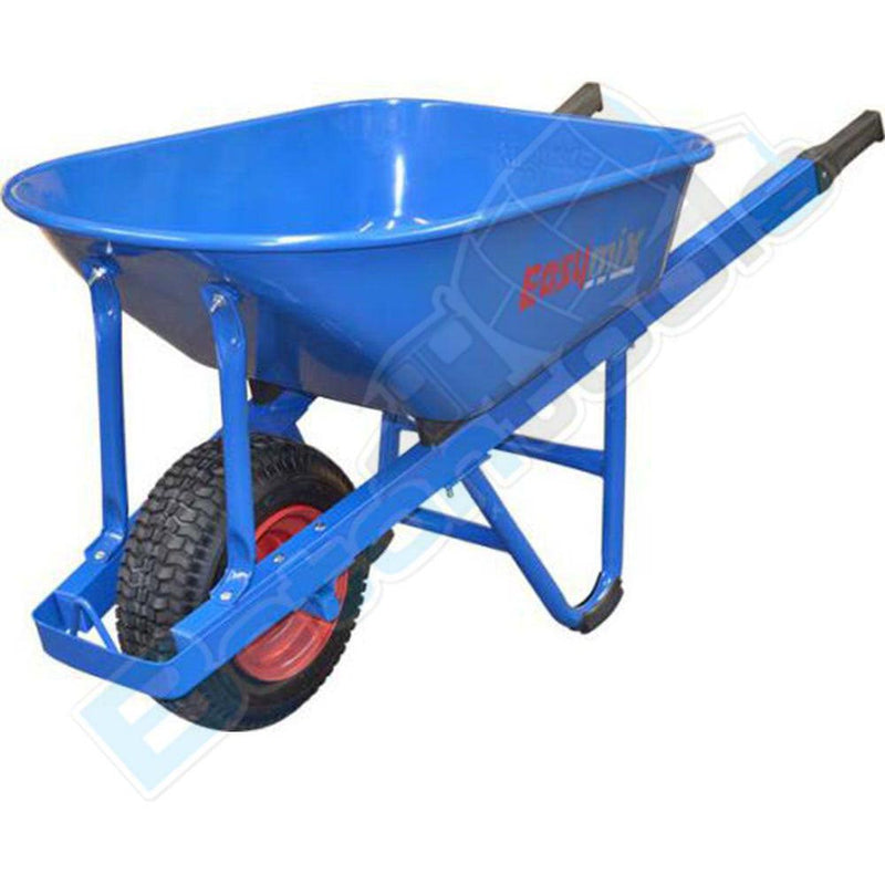 Easymix Blue Barrow with Hd Steel Tray W900S-HSBWGP - Betontools Australia