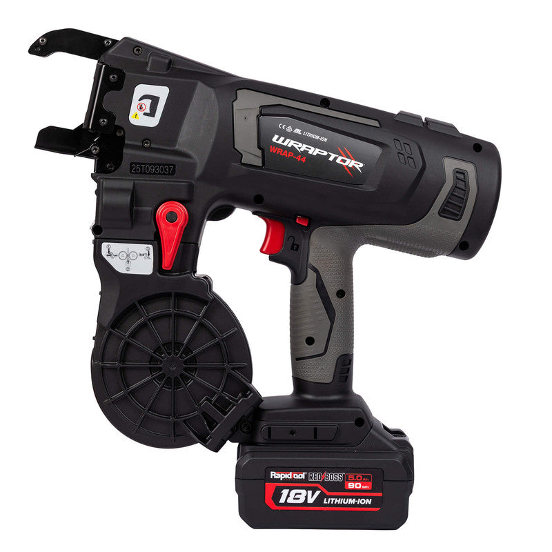 Rapidtool Wraptor 18V Cordless 12-44mm Rebar Tier Kit - WRAP-44