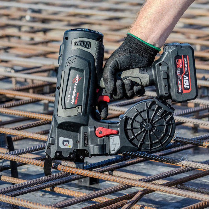 Rapidtool Wraptor 18V Cordless 12-44mm Rebar Tier Kit - WRAP-44