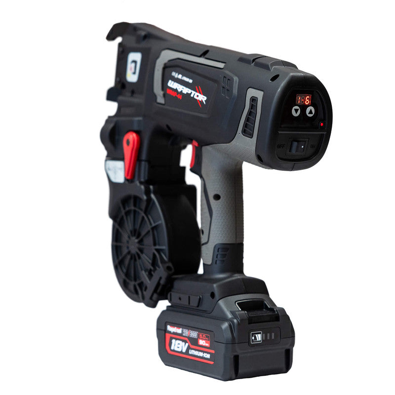 Rapidtool Wraptor 18V Cordless 12-44mm Rebar Tier Kit - WRAP-44