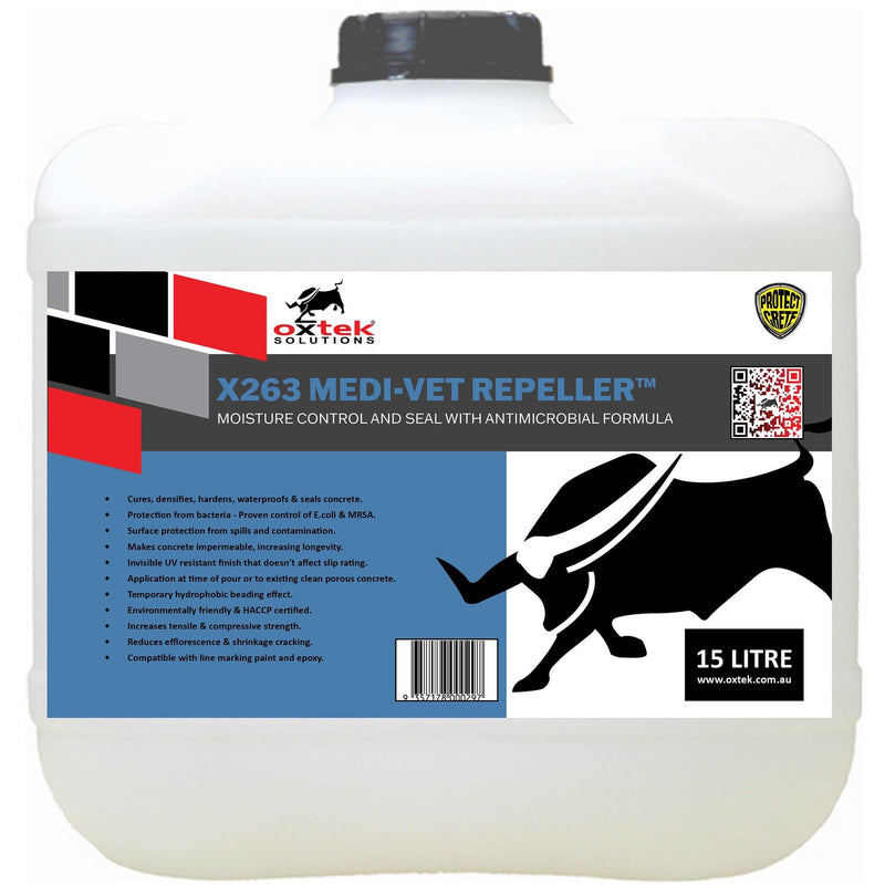 Oxtek 15 Litre Medi-Vet Repeller Moisture Control with Anitmicrobial Surface protection - X263-15