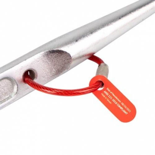 Maxisafe 3mm x 120mm Screwlock Cable 10 Pack - ZH01030-10