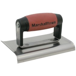 Marshalltown S/S Curved End Edger 152 X 102 X 6 Rad X 10 Lip MT155SSD - 14180