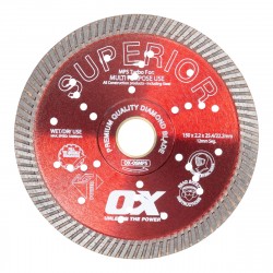 OX MPS SUPERIOR Turbo Diamond Blade 6 inch
