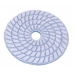 Dry Polishing White Pads For Concrete 125mm 400# Grit Thor-2699