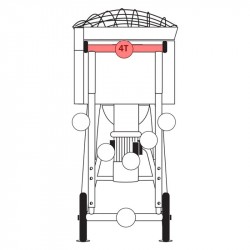 SoRoTo Frame, top/rear part 120.004T