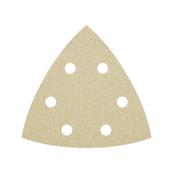 Klingspor Aluminium oxide Velcro Disc Paper Triangular 7 holes 60 Grit 98x148mm 215473