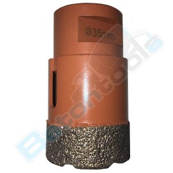 Diarex Ultra Vacuum Brazed 35mm Core Drills DCD035VDU