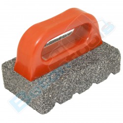 Kraft 6" x 3" x 1" Rub Brick with Handle - 20 Grit CF283