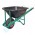 Easymix Green Barrow with Poly Tray W800P-HSGWGP