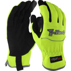 Maxisafe G-Force HiVis Synthetic Riggers Large Glove GRS255-10