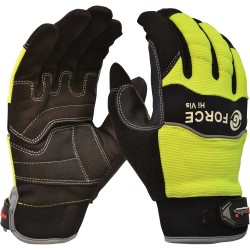 Maxisafe G-Force HiVis Mechanics Medium Glove GMY277-09