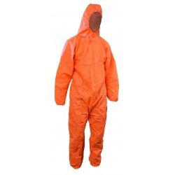 Maxisafe Orange Polypropylene Disposable Large Coverall CPO615-L